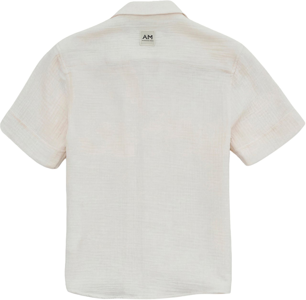 Antony Morato SHIRT REGULAR FIT IN SOFT TOUCH COTTON CRINCKLE FINISH WITH LOGOED PATCH Divers
