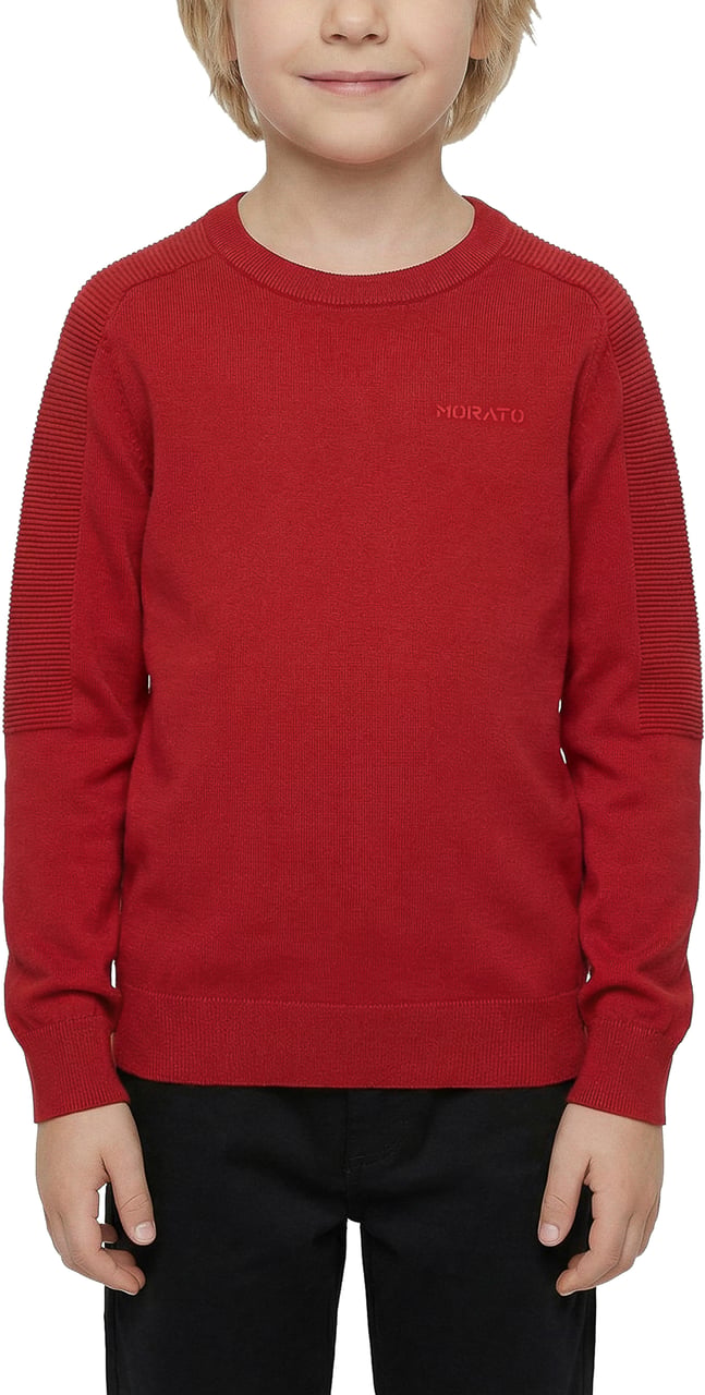 Antony Morato SWEATER REGULAR FIT IN COMBED COTTON YARN Rood