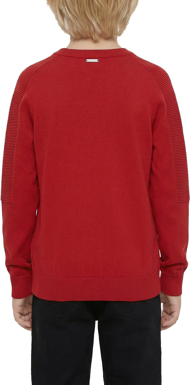 Antony Morato SWEATER REGULAR FIT IN COMBED COTTON YARN Rood