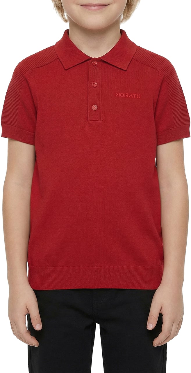 Antony Morato SWEATER REGULAR FIT IN COMBED COTTON YARN Rood