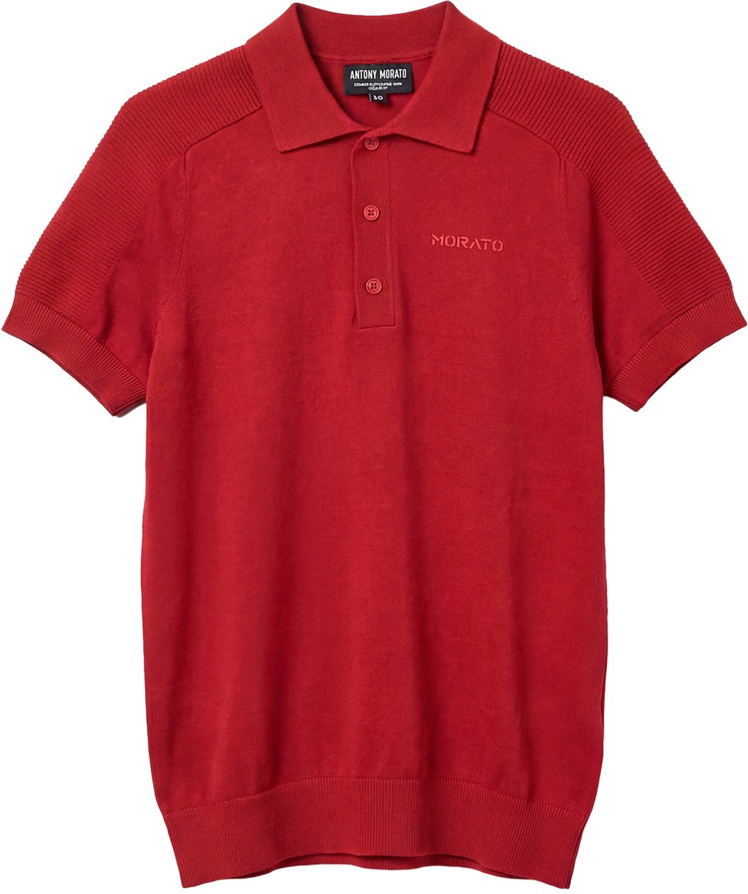 Antony Morato SWEATER REGULAR FIT IN COMBED COTTON YARN Rood