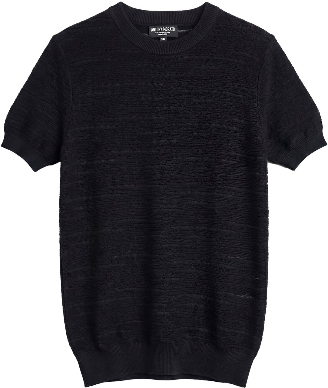 Antony Morato SWEATER REGULAR FIT IN COTTON SOFT YARN Zwart