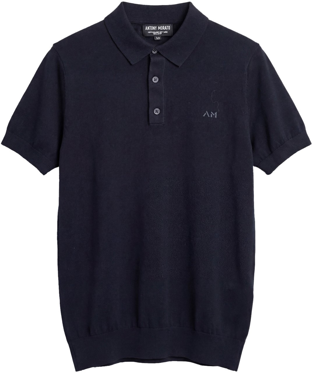 Antony Morato POLO SWEATER REGULAR FIT Blauw