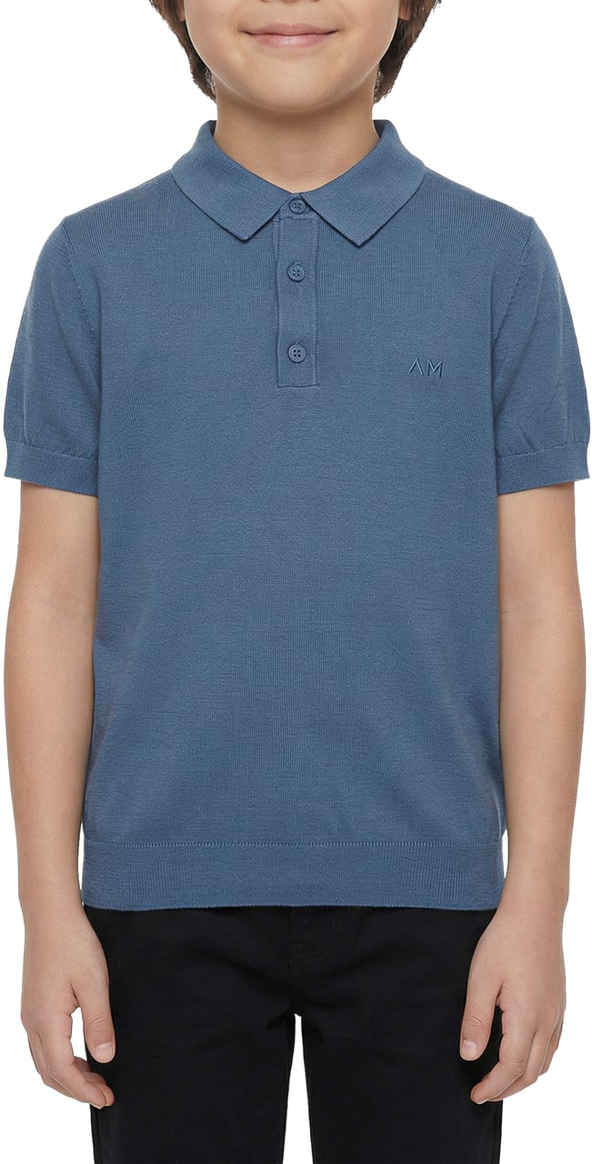 Antony Morato POLO SWEATER REGULAR FIT Blauw