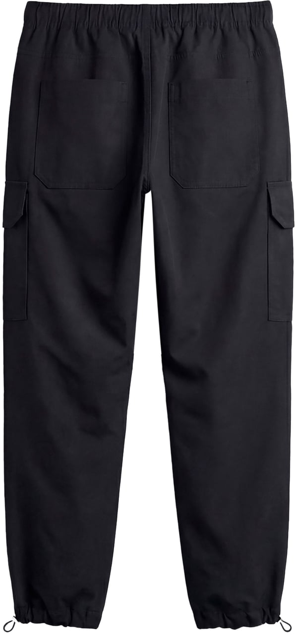 Antony Morato TROUSERS REGULAR FIT IN RIPSTOP FABRIC WITH PLATE. Zwart