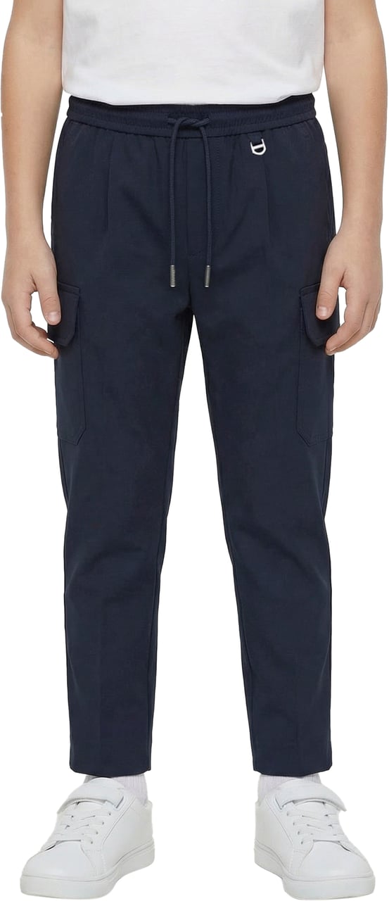 Antony Morato TROUSERS CARGO REGULAR FIT WITH METAL TRIANGLE. Blauw