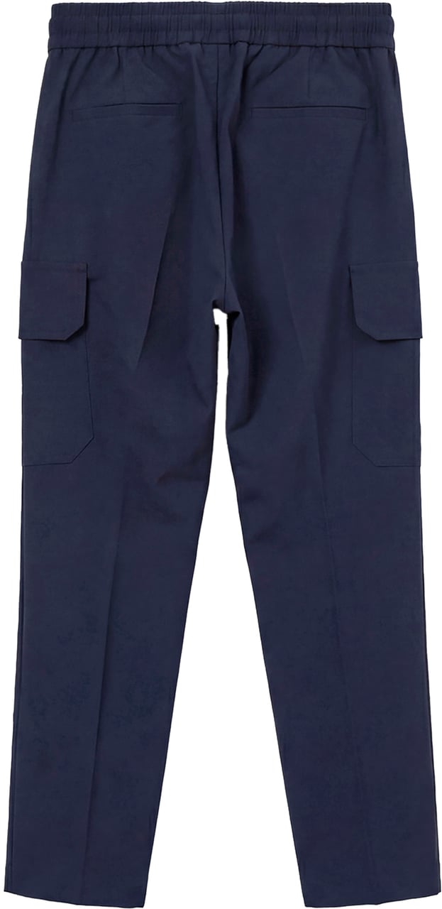 Antony Morato TROUSERS CARGO REGULAR FIT WITH METAL TRIANGLE. Blauw