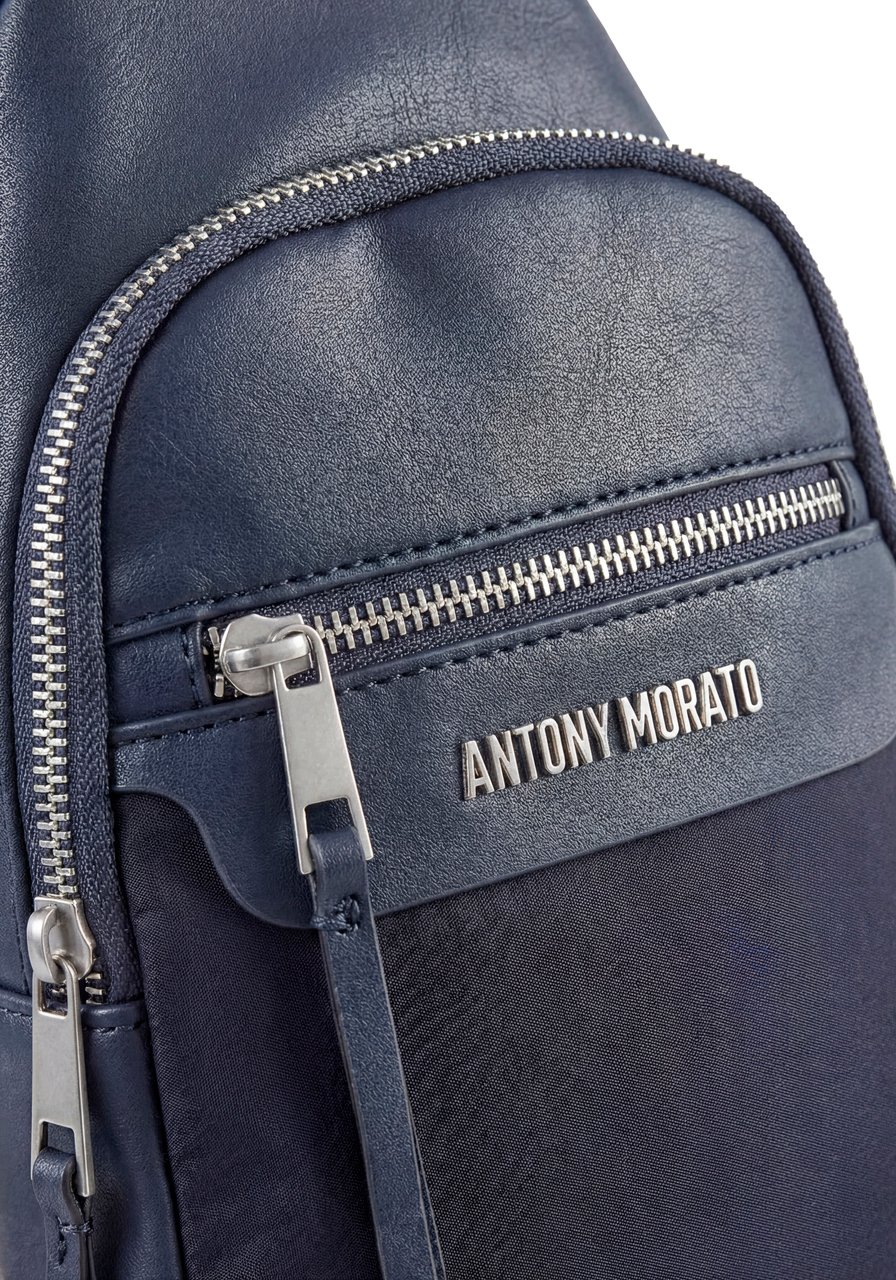 Antony Morato SLING BACKPACK.ADJUSTABLE STRAP Blauw