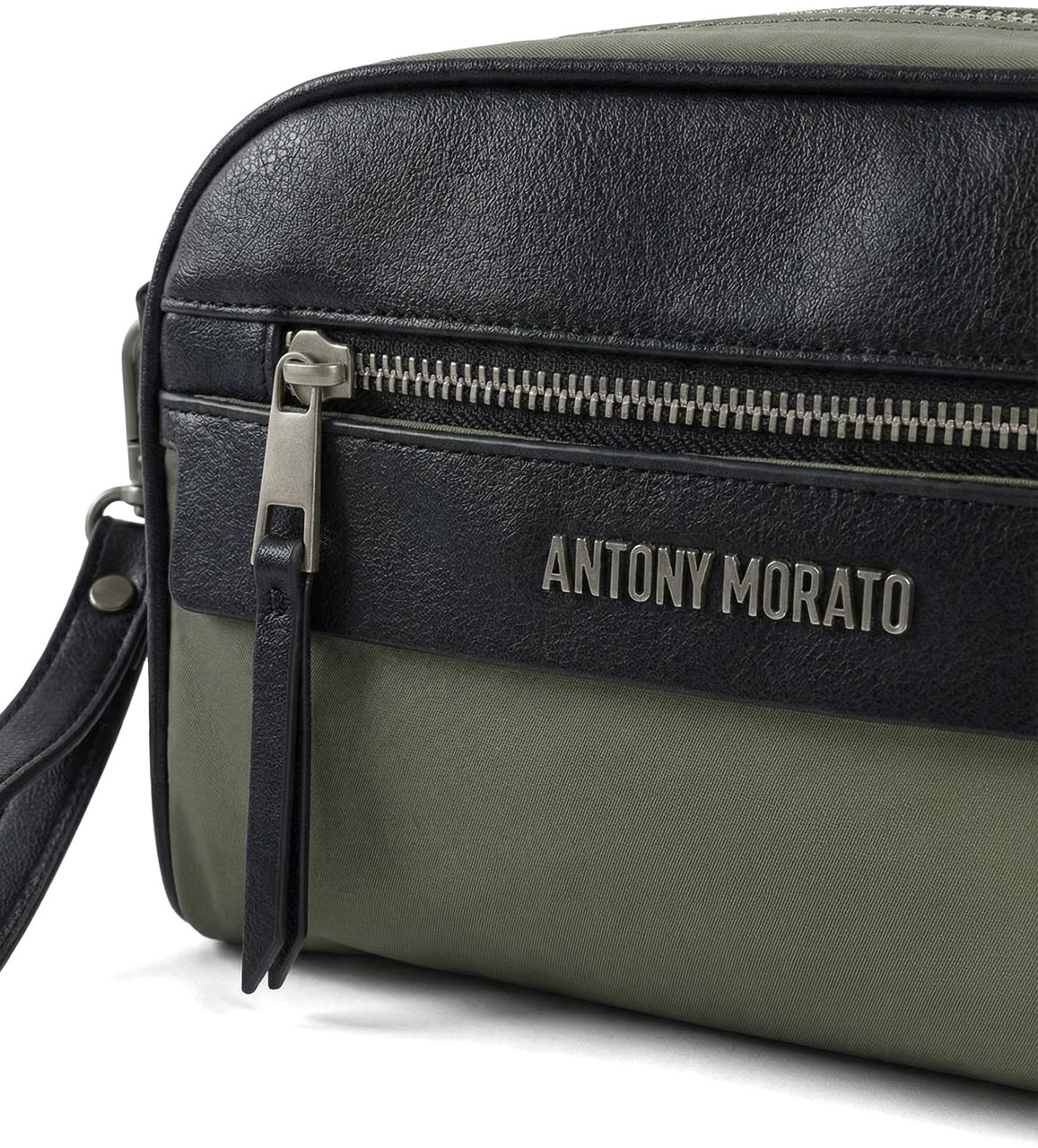 Antony Morato POUCH. LOGO RIVET.DETACHABLE HANDLE Groen
