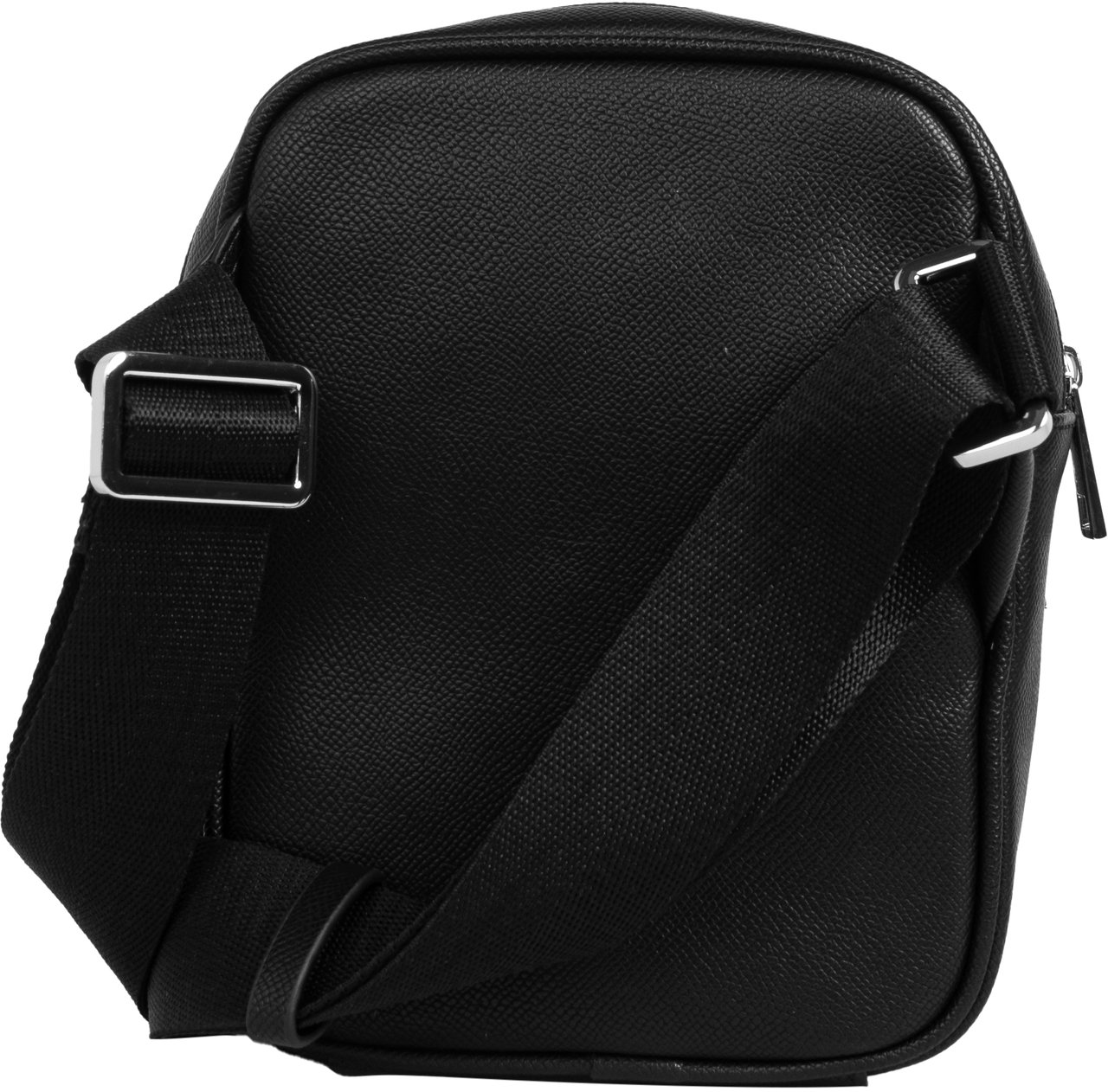 Antony Morato REPORTER BAG IN NYLON AND FAUX LEATHER.METAL ZIP POCKET.3D LOGO METAL PLATE.ADJUSTABLE STRAP Zwart