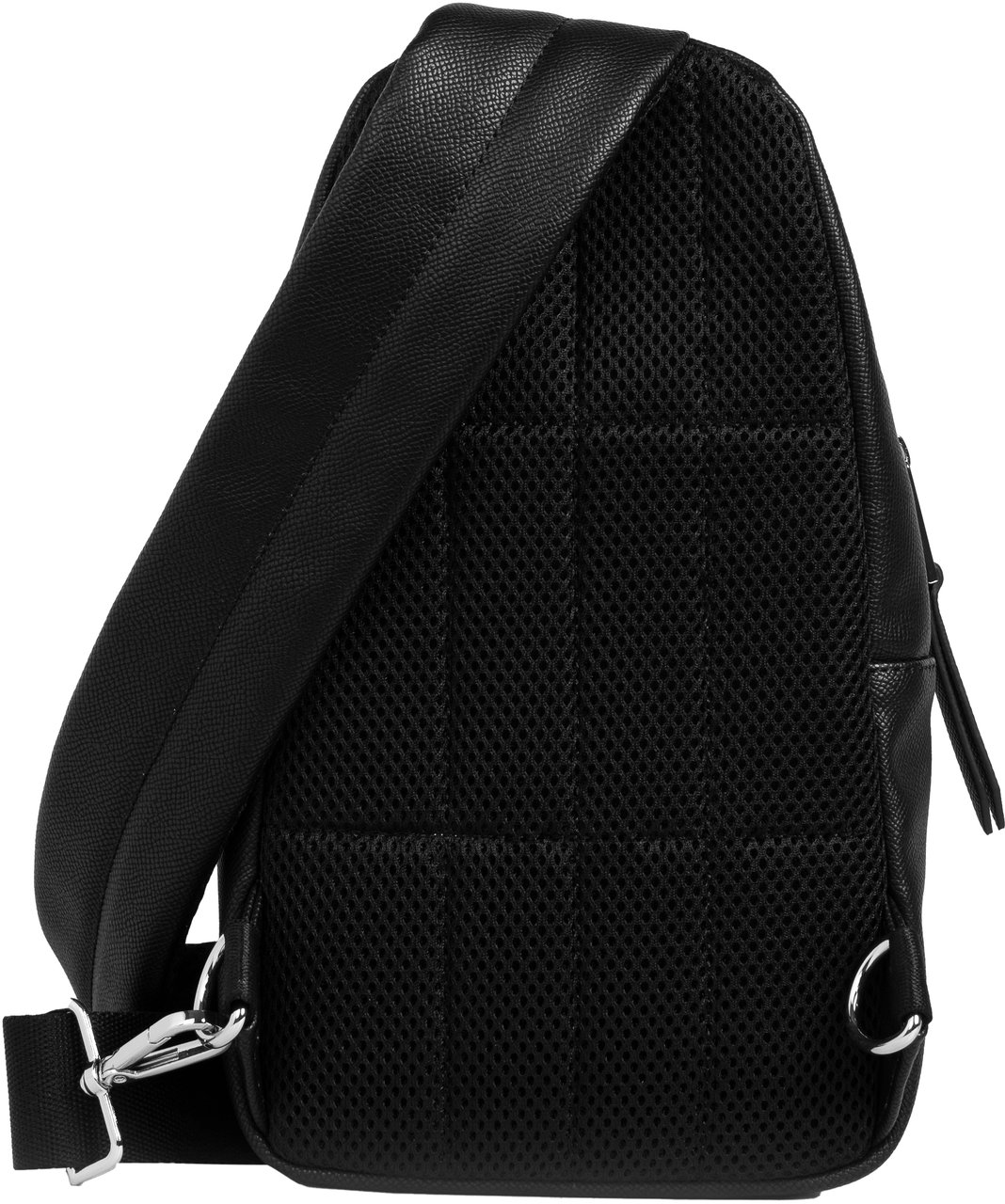 Antony Morato SLING BACKPACK. ZIP POCKETS.3D LOGO .ADJUSTABLE STRAP Zwart