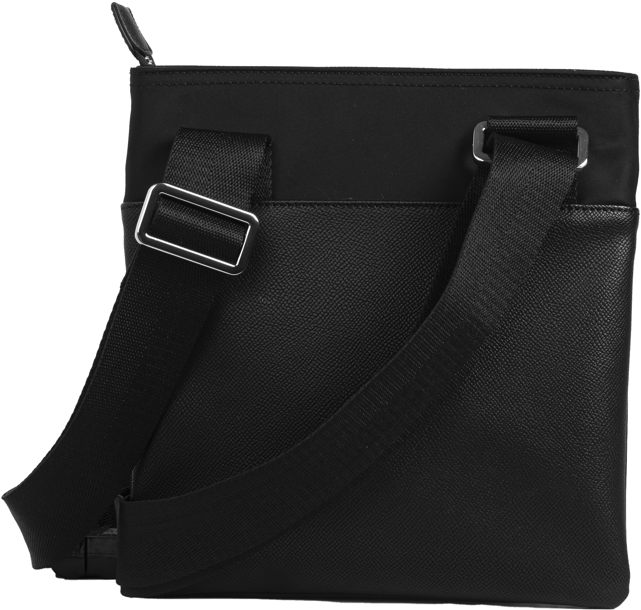 Antony Morato MESSENGER. ZIP POCKET.3D LOGO.ADJUSTABLE STRAP Zwart