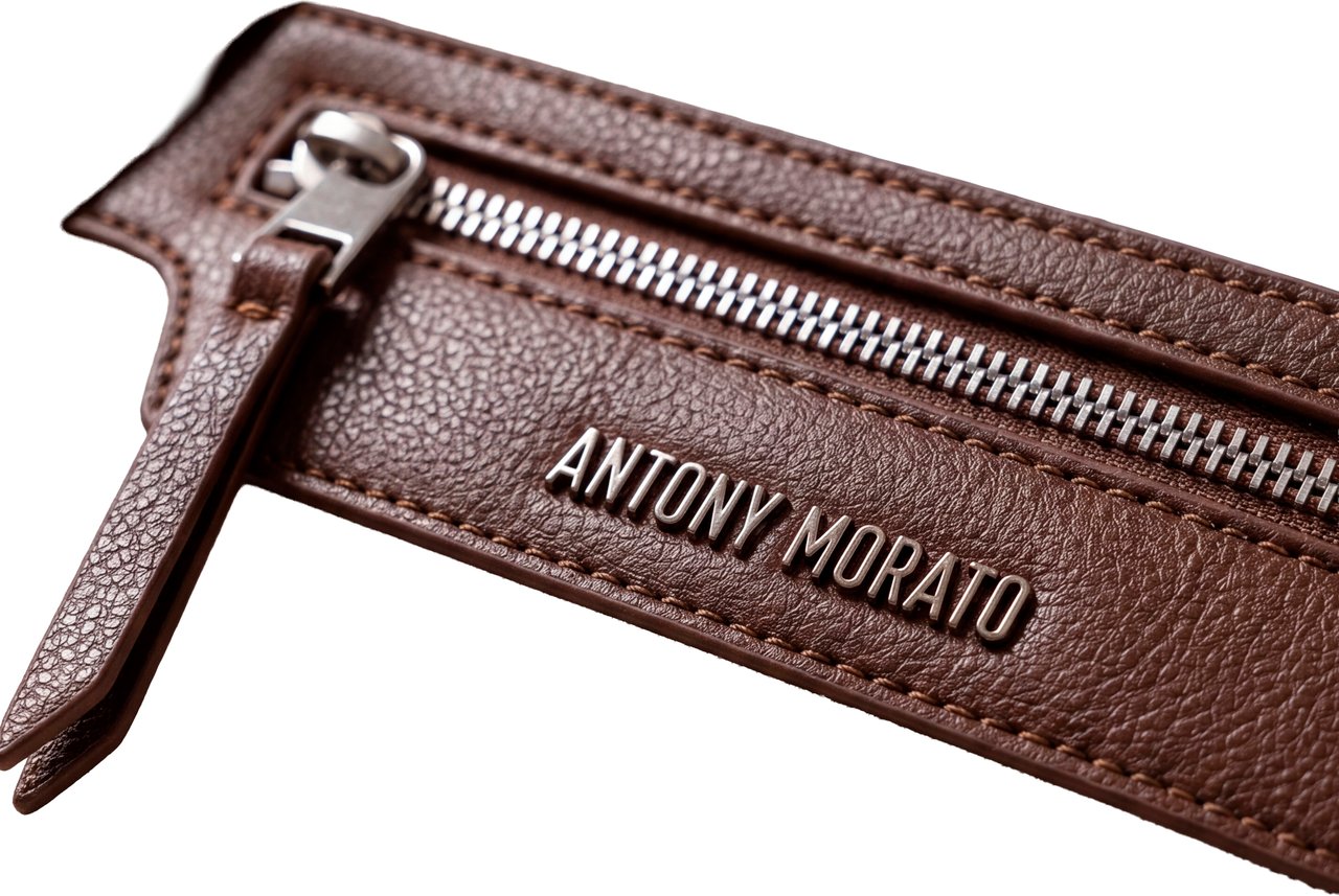 Antony Morato SHOPPER BAG IN CANVAS AND FAUX LEATHER.METAL ZIP POKETS.LOGO RIVET.DETACHABLE SHOULDER STRAP Divers