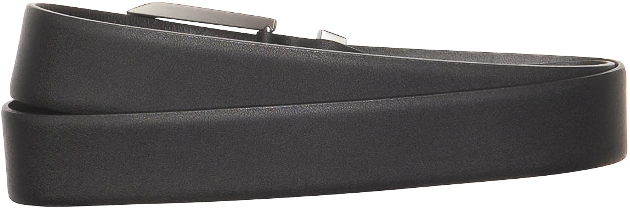 Antony Morato BUCKLE BELT H.35MM IN CALF LEATHER Zwart