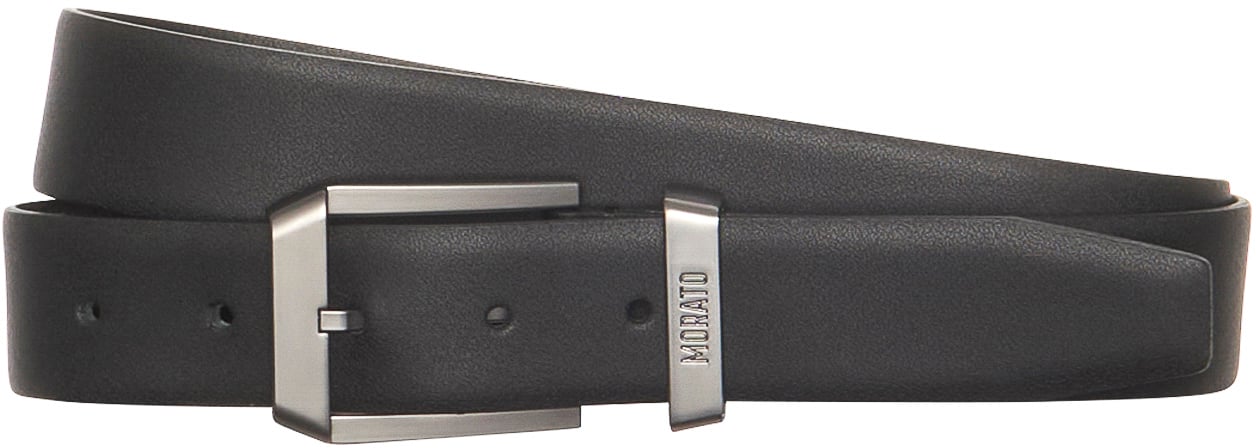 Antony Morato BUCKLE BELT H.35MM IN CALF LEATHER Zwart