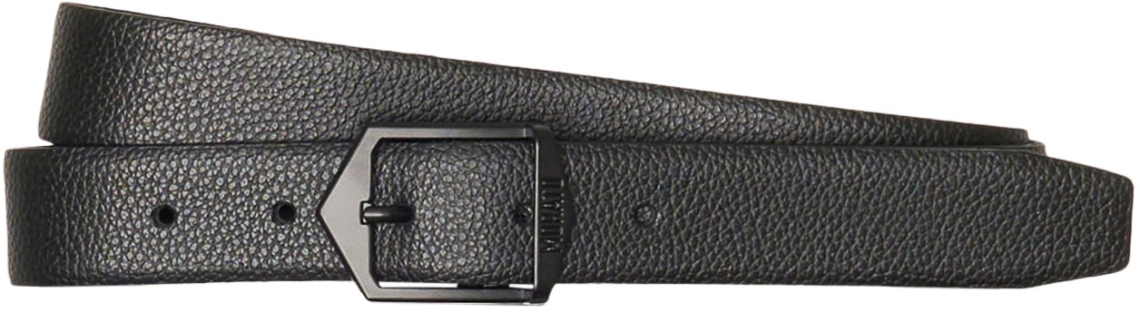 Antony Morato BUCKLE BELT H.30MM IN TUMBLED CALF LEATHER Zwart