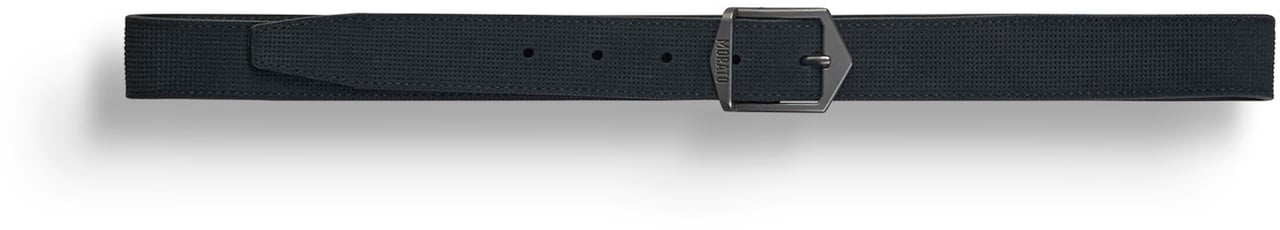 Antony Morato BUCKLE BELT H.30MM IN SUEDE PUNCHED TEXTURE Zwart