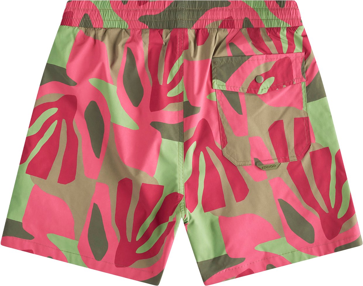 Antony Morato BEACHWEAR REGULAR FIT WITH PATCH IN MULTICOLOR PRINTED FABRIC Divers