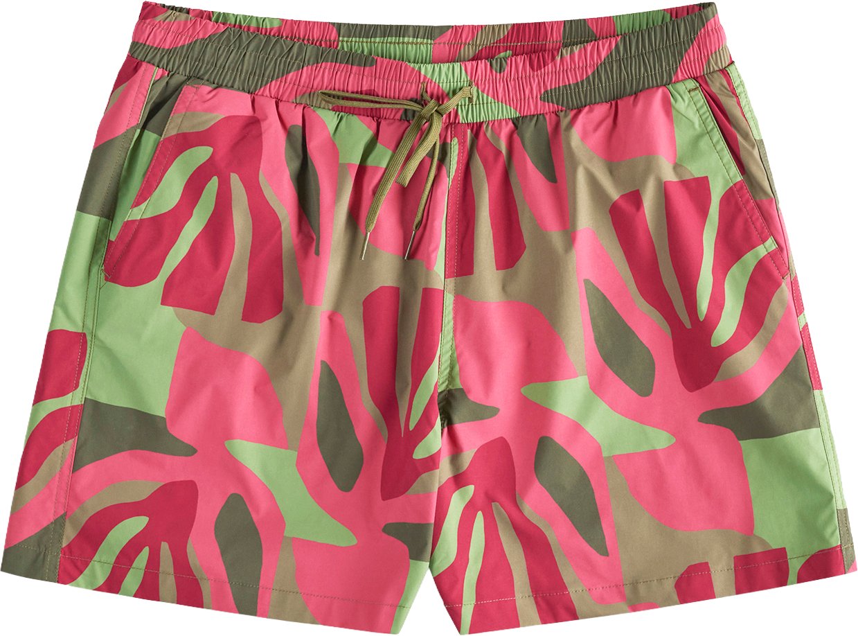 Antony Morato BEACHWEAR REGULAR FIT WITH PATCH IN MULTICOLOR PRINTED FABRIC Divers