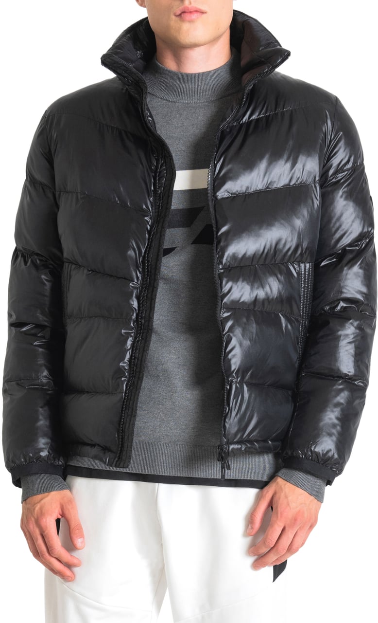 Antony Morato REGULAR FIT JACKET WITH AN IRIDESCENT EFFECT Zwart