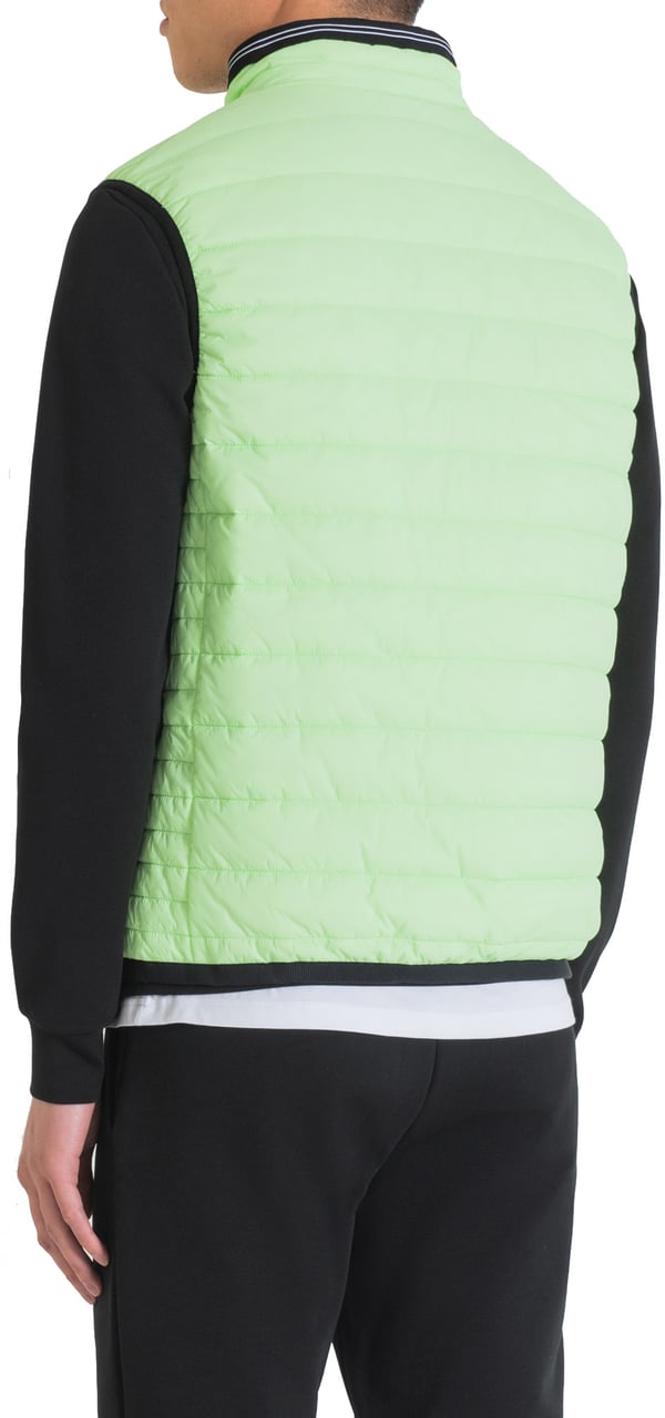 Antony Morato SLIM FIT SLEEVELESS JACKET WITH LOGO PATCH Groen