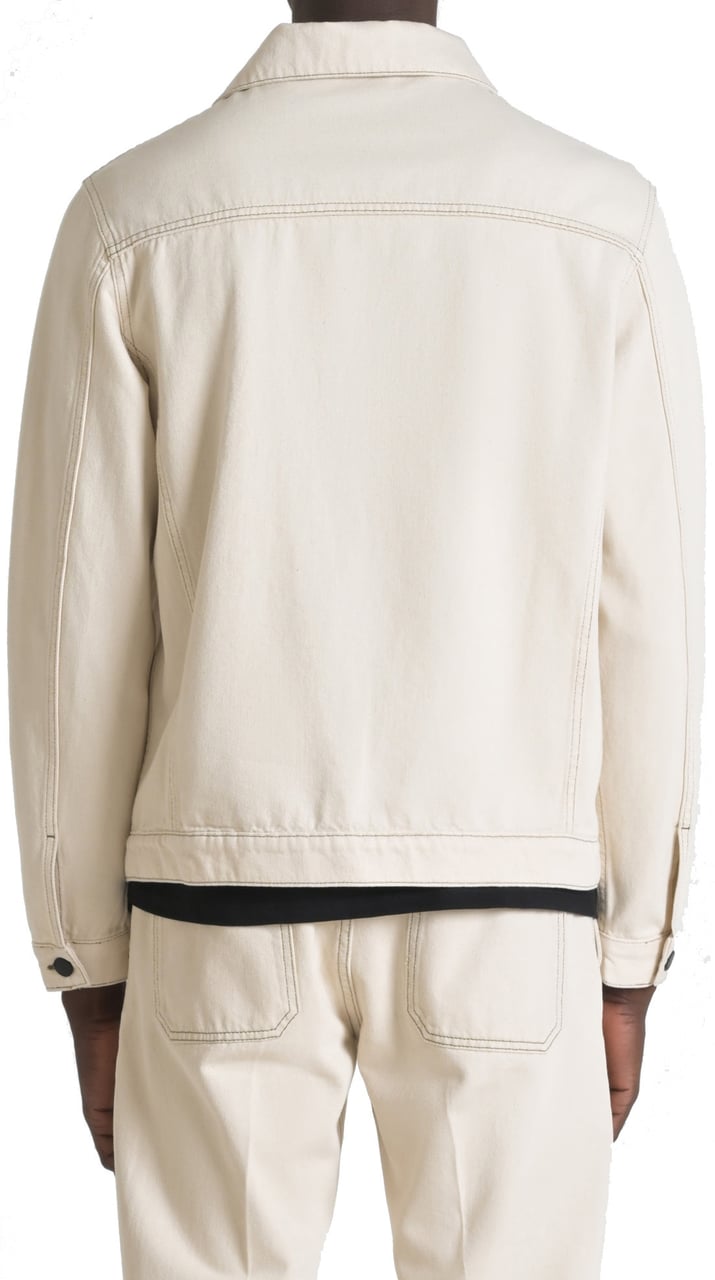 Antony Morato COAT OVER FIT IN NATURAL COTTON DENIM Beige
