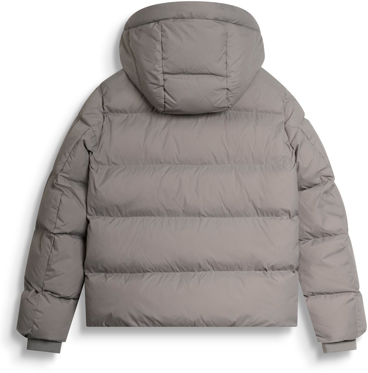 Antony Morato COAT RELAXED FIT IN  CALENDERING NYLON FABRIC WITH ECOPADDING AND LOGO ON RUBBER PATCH Grijs