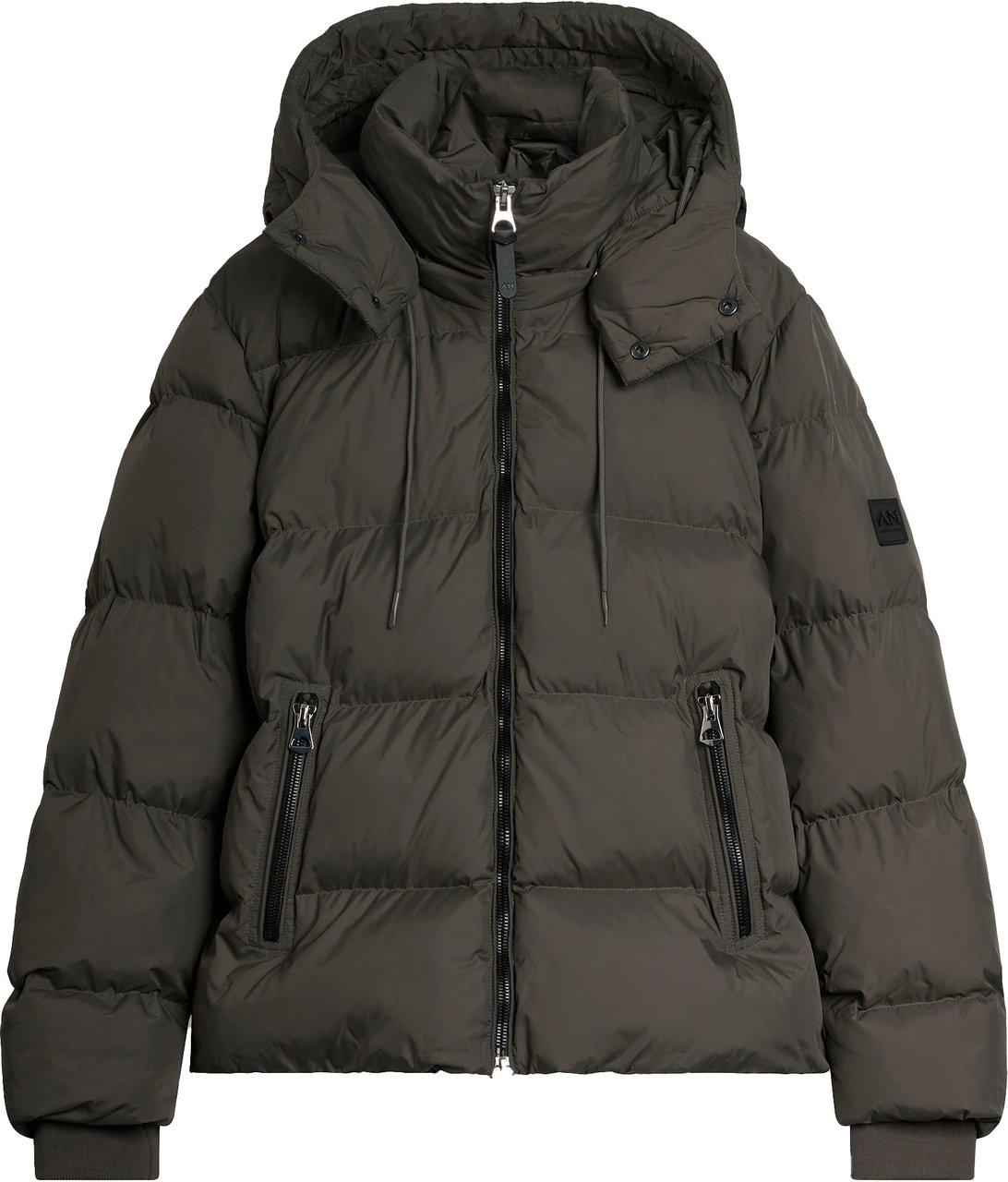 Antony Morato COAT RELAXED FIT AND METAL LOGO ON RUBBER PATCH Groen