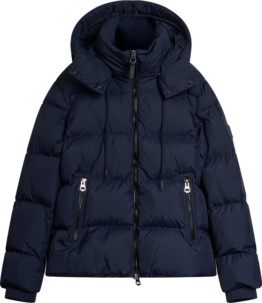 Antony Morato COAT RELAXED FIT AND METAL LOGO ON RUBBER PATCH Blauw