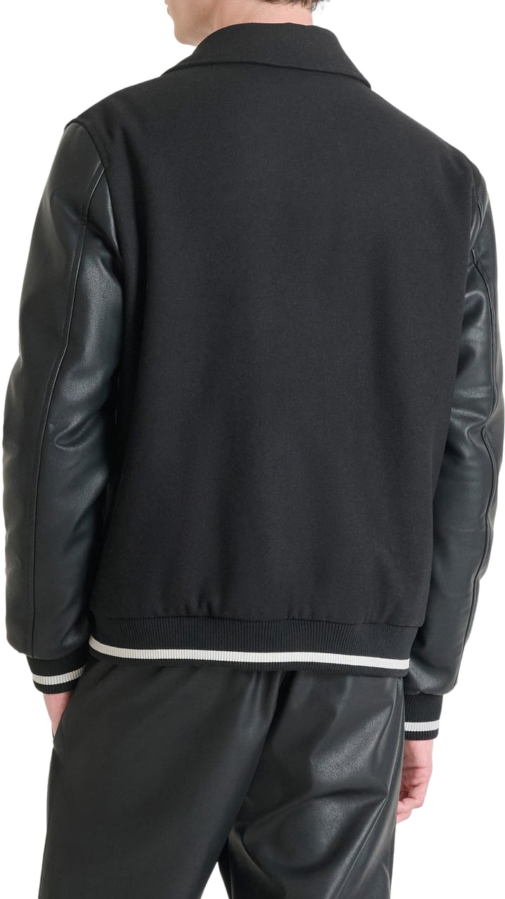 Antony Morato COAT REGULAR FIT WITH SLEEVES WITH ECO PADDING Zwart