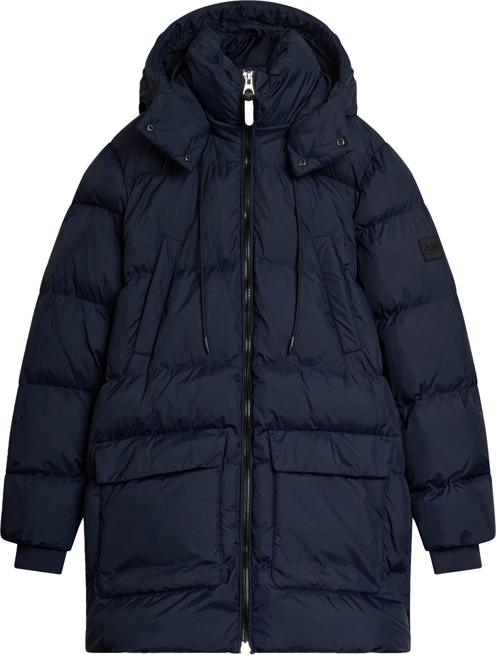 Antony Morato COAT RELAXED FIT  AND METAL LOGO ON RUBBER PATCH Blauw