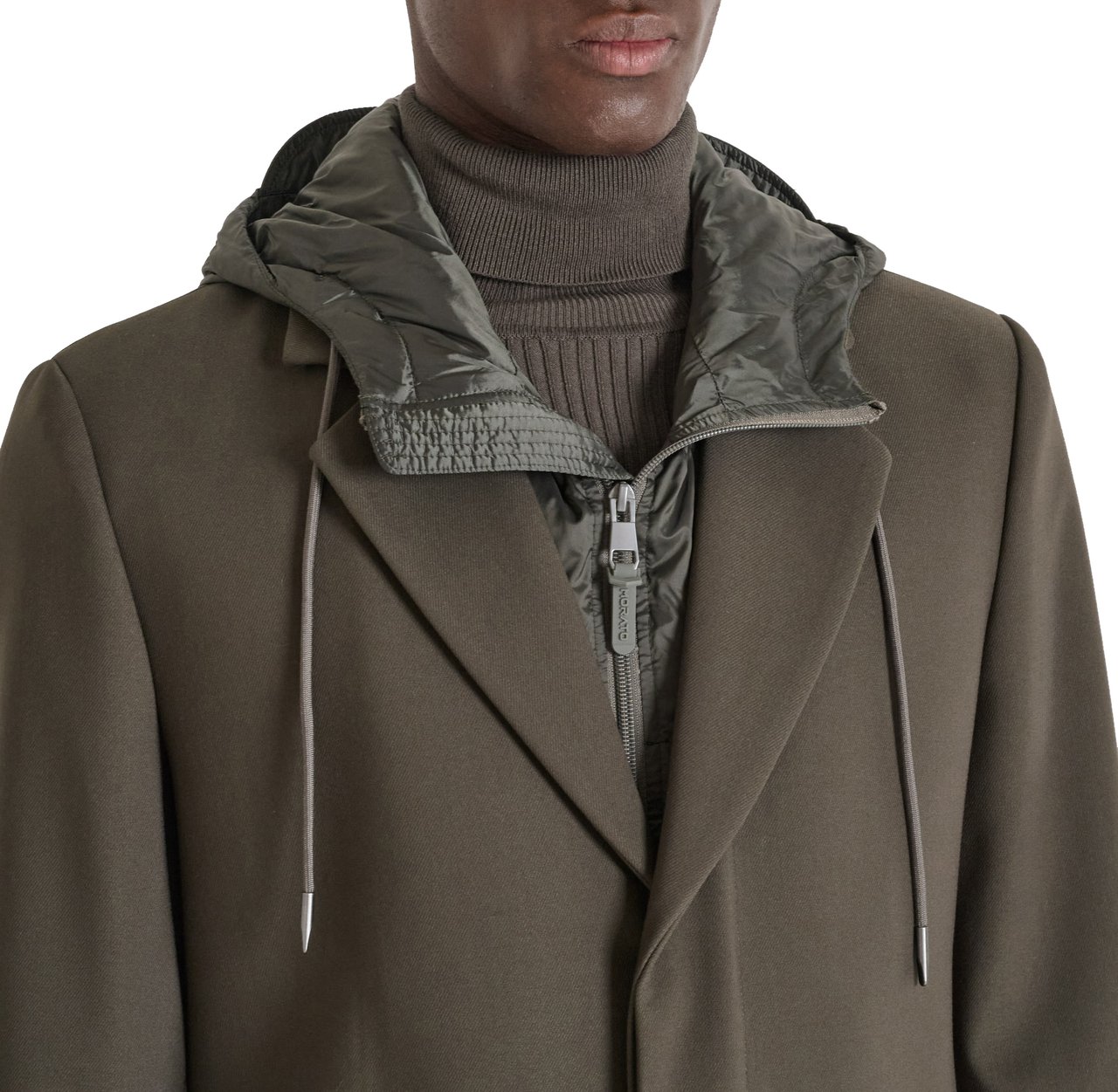 Antony Morato COAT REGULAR FIT AND DETACHABLE PART Groen