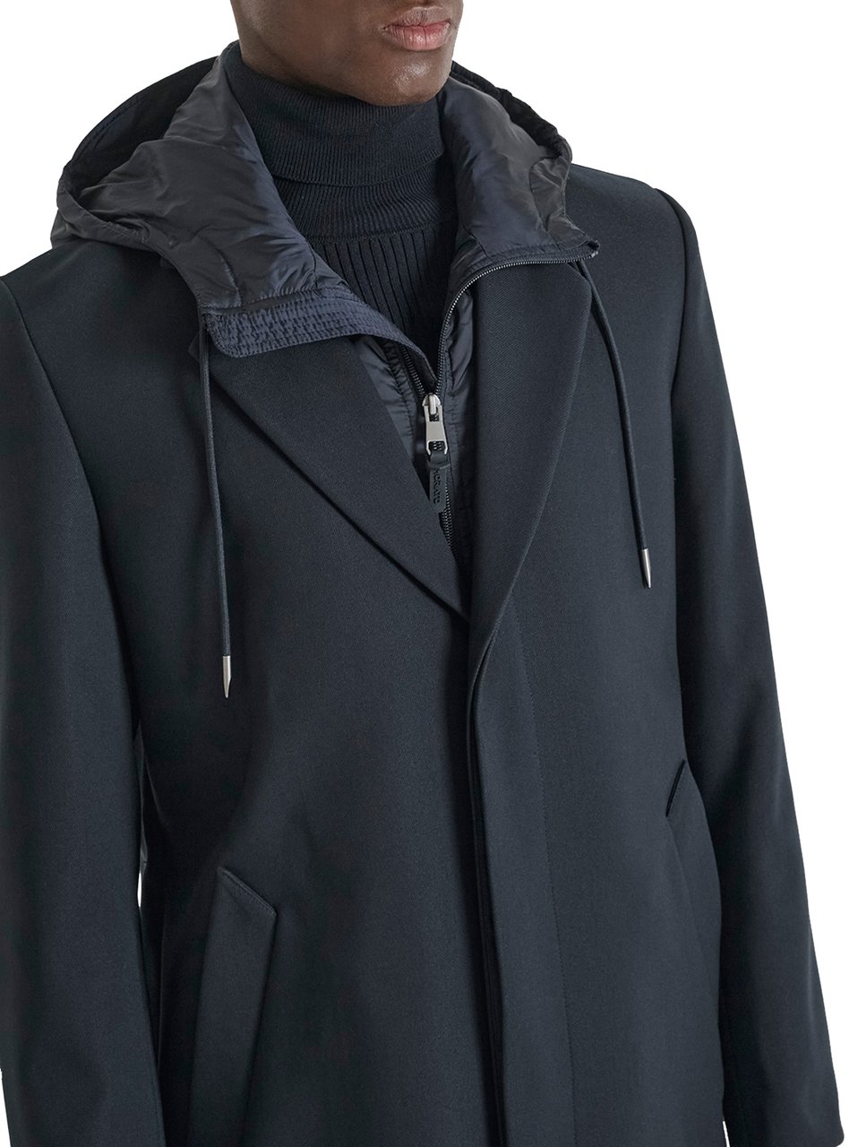 Antony Morato COAT REGULAR FIT AND DETACHABLE PART Blauw