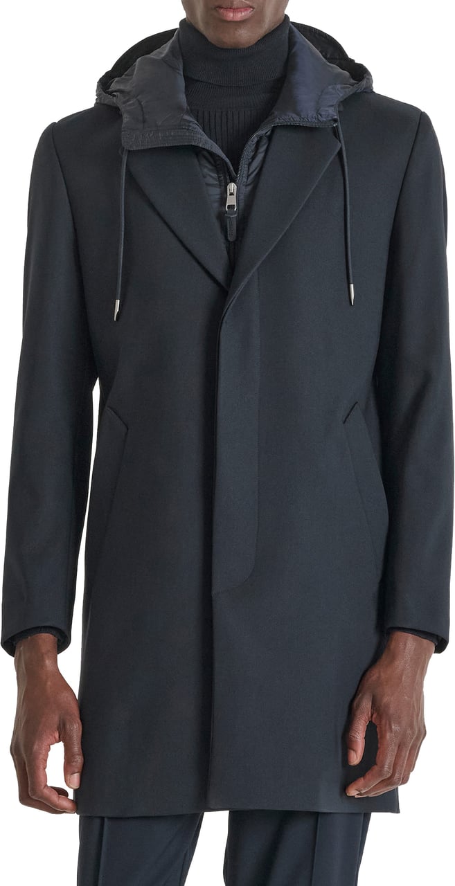 Antony Morato COAT REGULAR FIT AND DETACHABLE PART Blauw