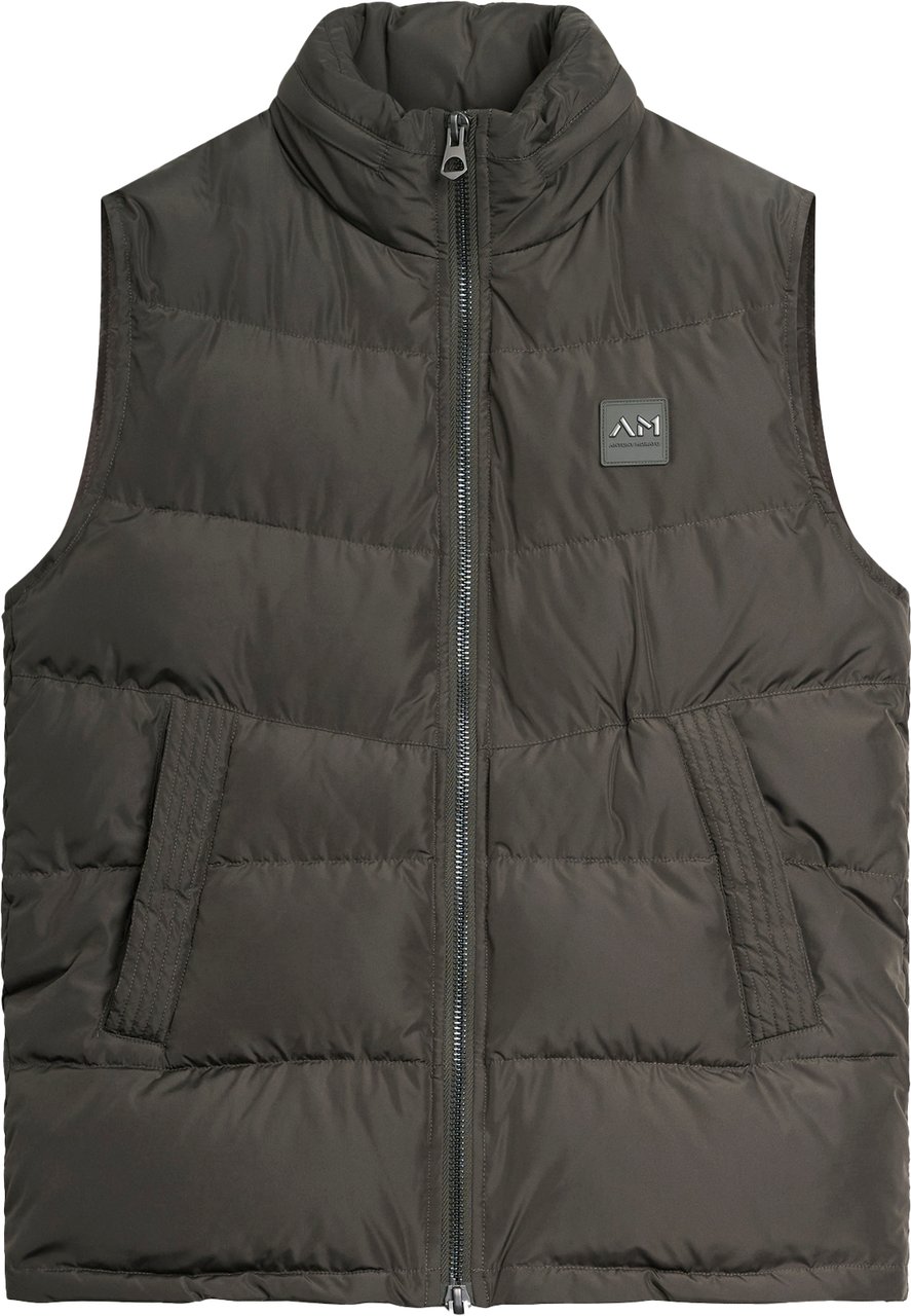 Antony Morato COAT REGULAR FIT IN TECHNO FABRIC WITH ECOPADDING DUPONT SORONA WITH METAL LOGO ON RUBBER PATCH Groen