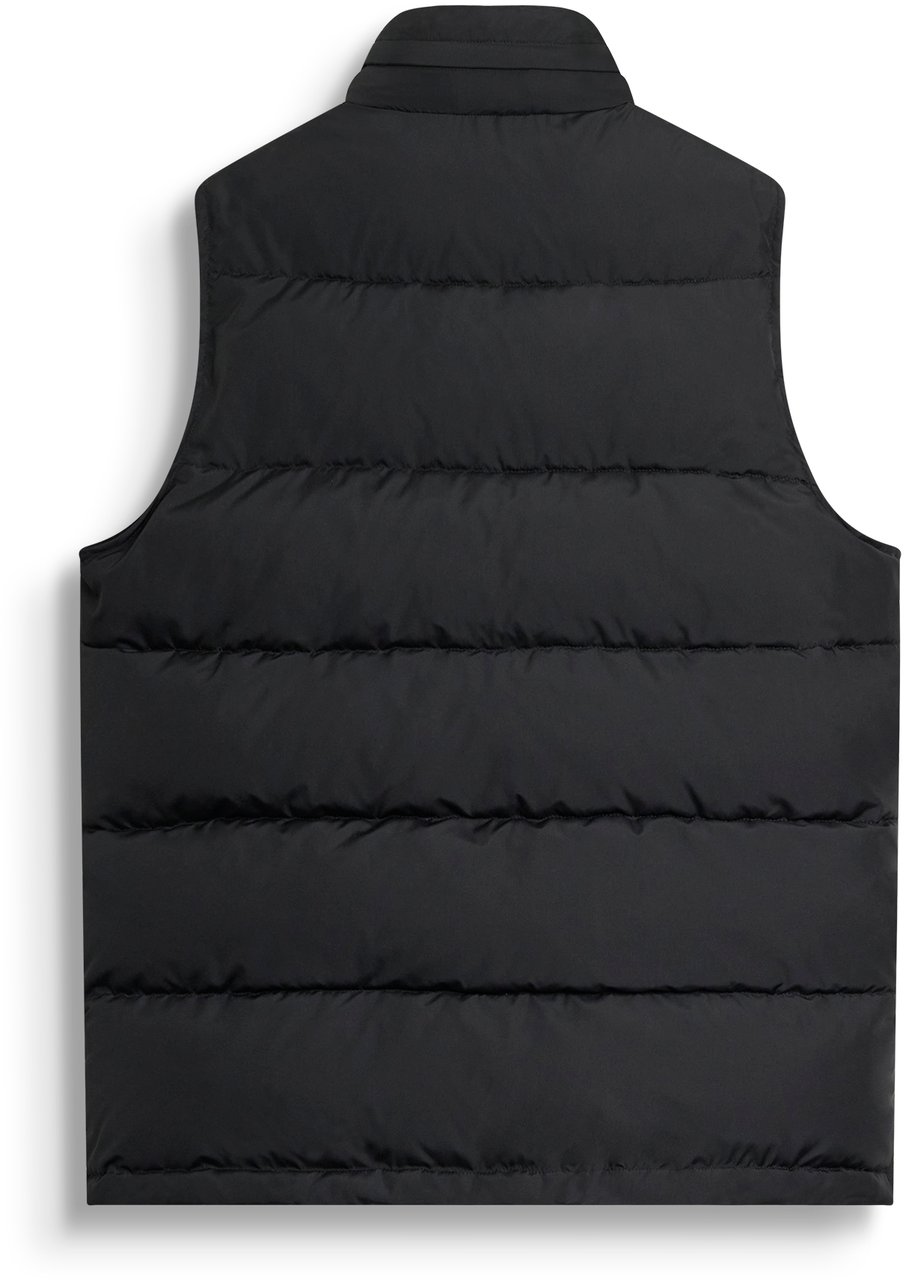 Antony Morato COAT REGULAR FIT IN TECHNO FABRIC WITH ECOPADDING DUPONT SORONA WITH METAL LOGO ON RUBBER PATCH Zwart