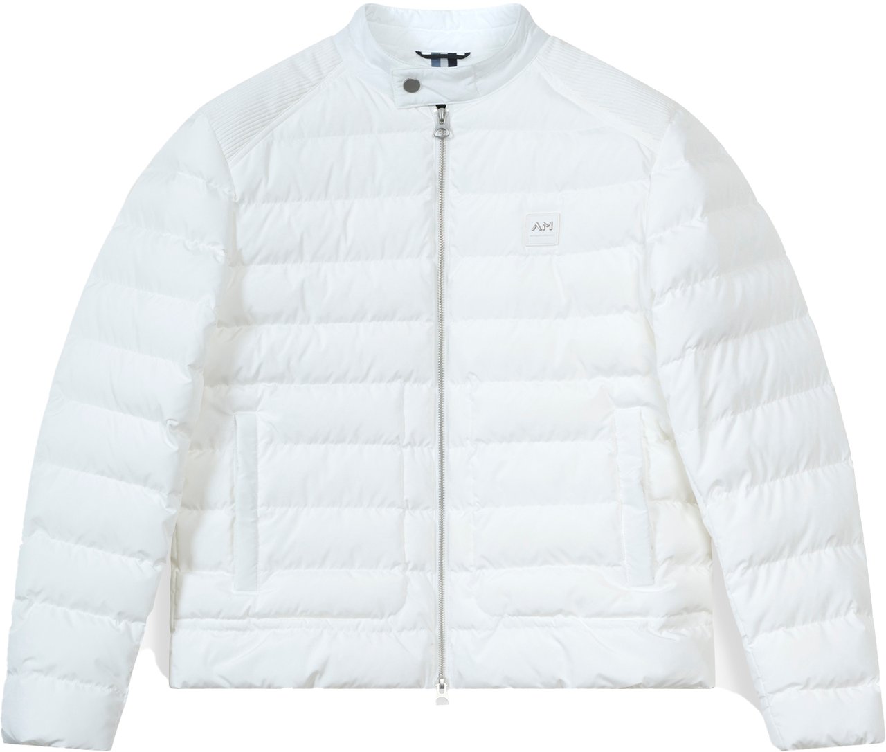 Antony Morato COAT REGULAR FIT IN ECO PADDED TECHNO FABRIC AND CORDUROY FABRIC AS CONTRAST AND METAL LOGO Beige