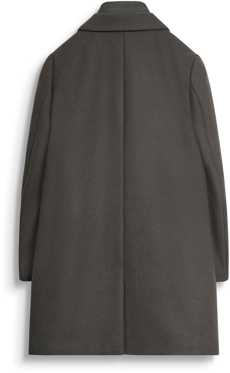 Antony Morato COAT RUPERT REGULAR FIT  WITH PADDED NYLON AS CONTRAST Groen