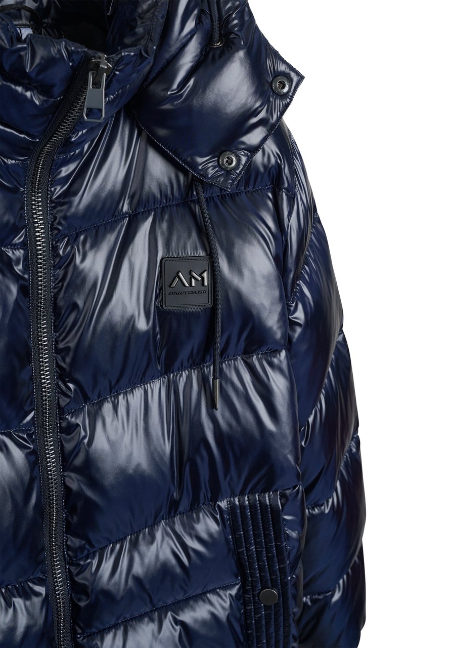 Antony Morato COAT REGULAR FIT WITH ECOPADDING Blauw