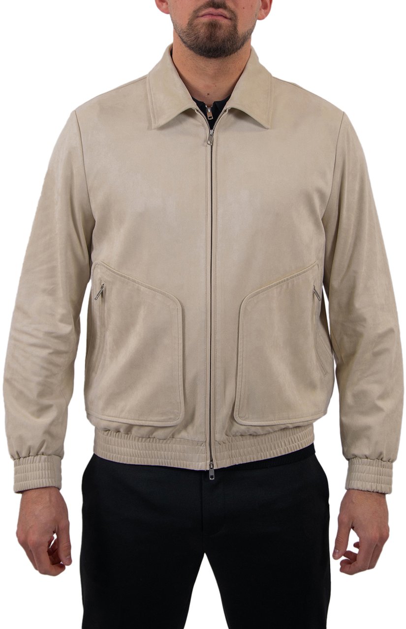 Antony Morato Bomber Regular Fit Eco Suede Beige