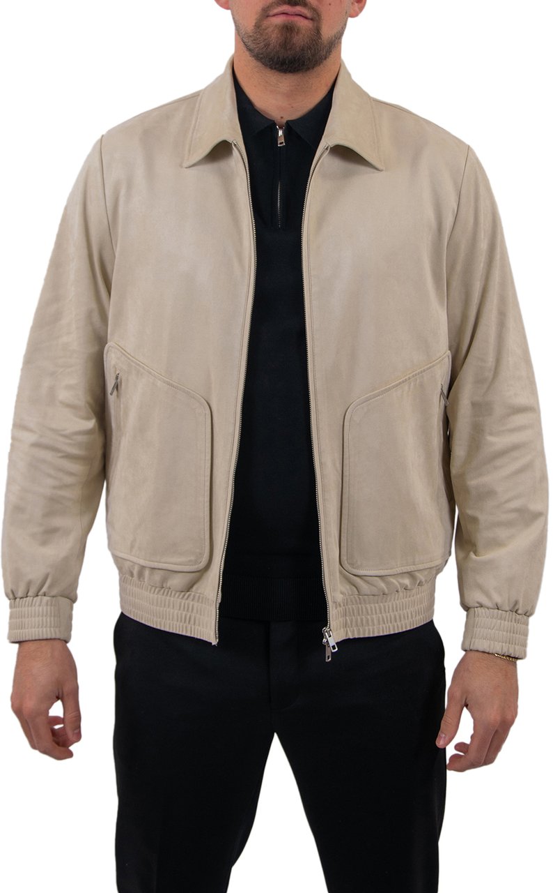 Antony Morato Bomber Regular Fit Eco Suede Beige