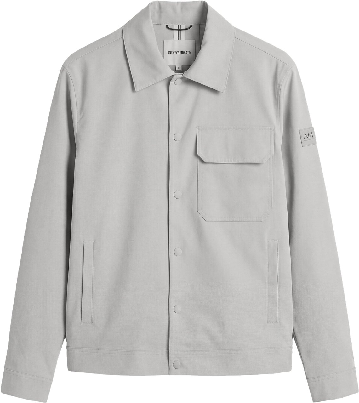 Antony Morato COAT REGULAR FIT IN COMPOUND FABRIC WITH PATCH WITH LOGO ON SLEEVE Wit