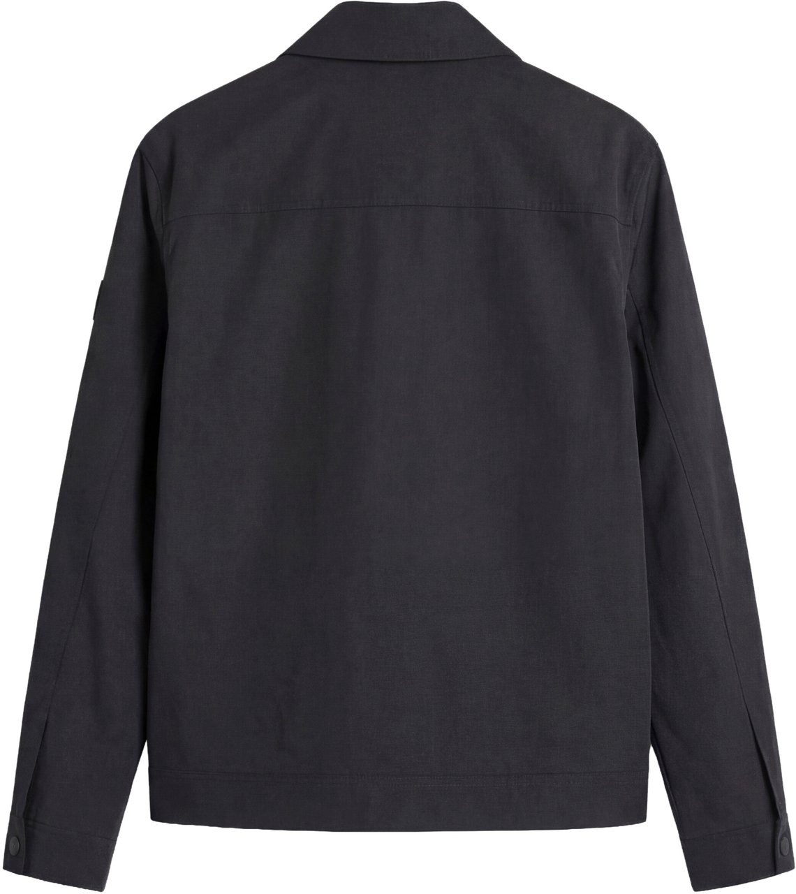 Antony Morato COAT REGULAR FIT IN COMPOUND FABRIC WITH PATCH WITH LOGO ON SLEEVE Zwart