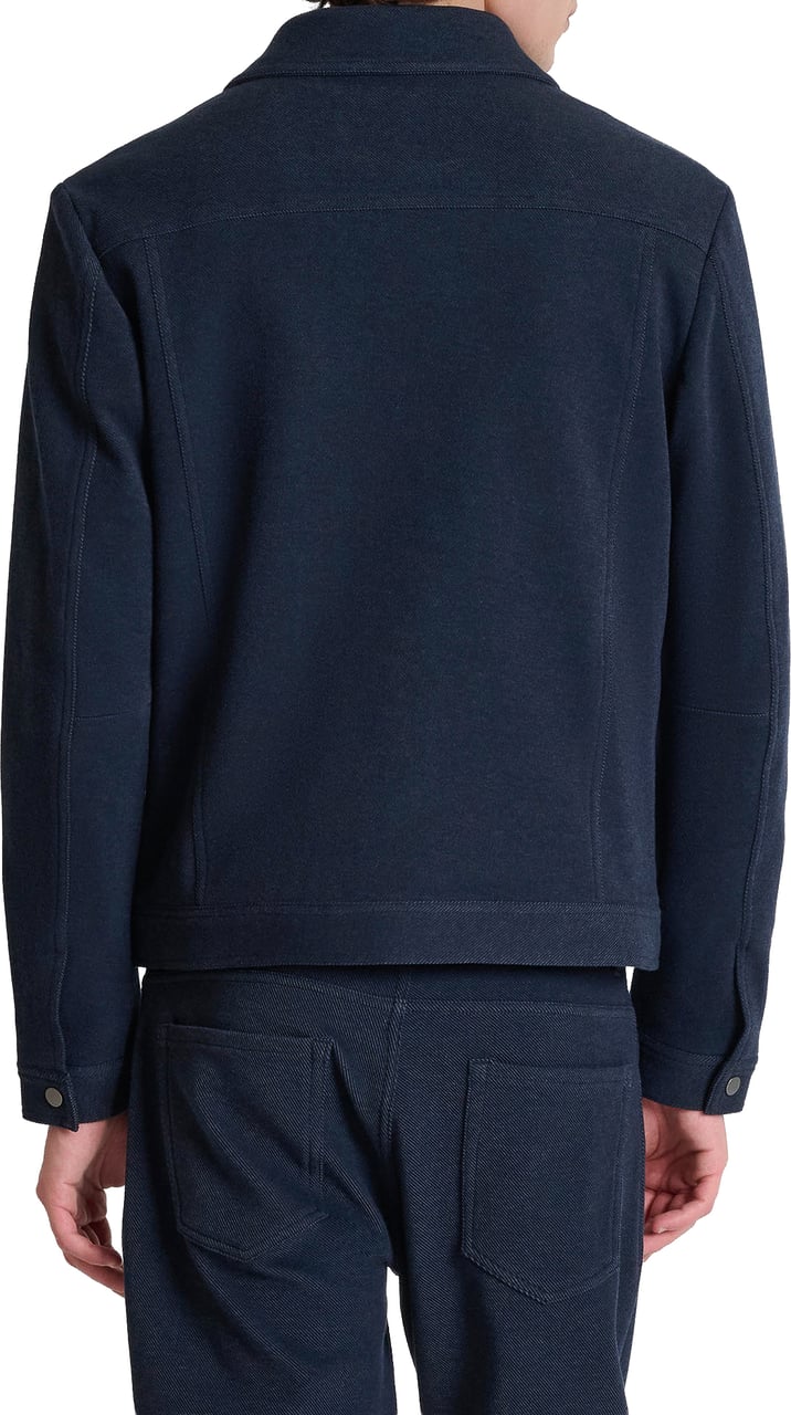 Antony Morato COAT ARGON SLIM FIT IN  KNIT FABRIC STRETCH Blauw