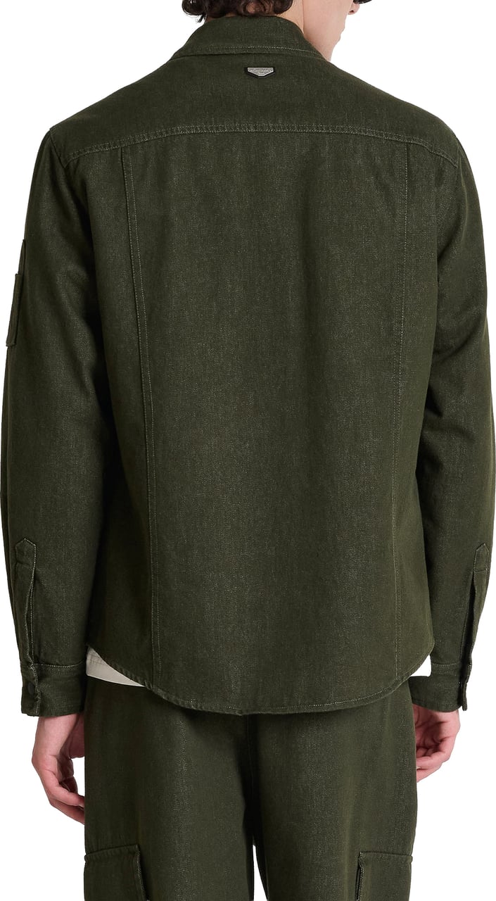 Antony Morato COAT CALEB REGULAR FIT IN DENIM Groen