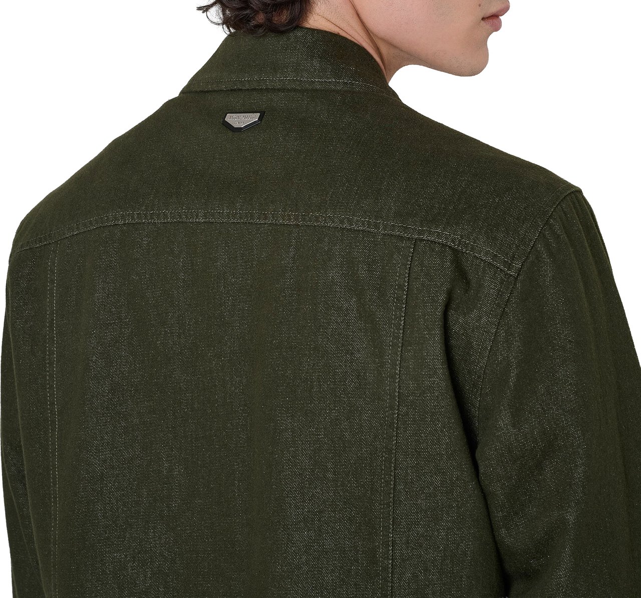 Antony Morato COAT CALEB REGULAR FIT IN DENIM Groen