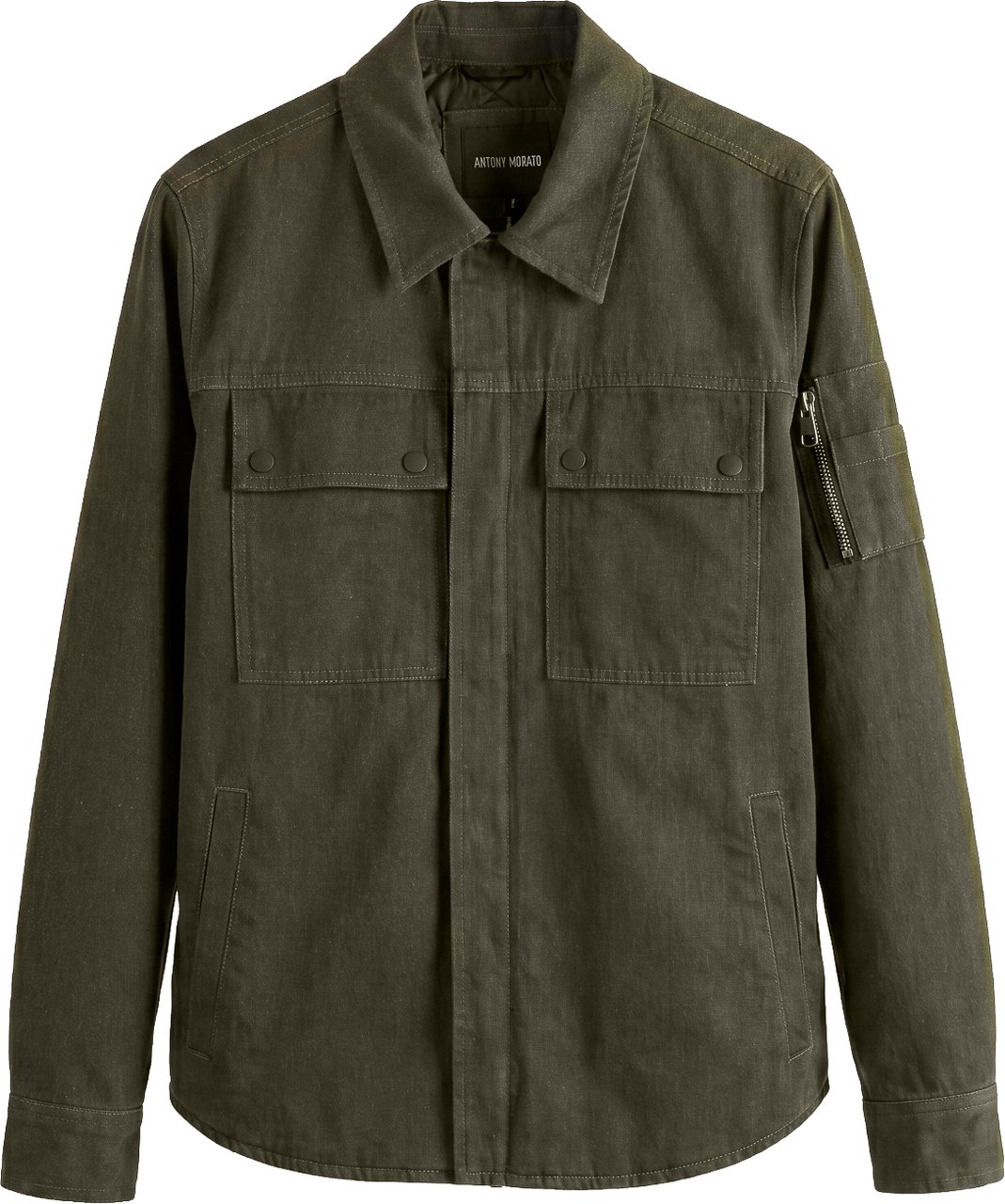 Antony Morato COAT CALEB REGULAR FIT IN DENIM Groen