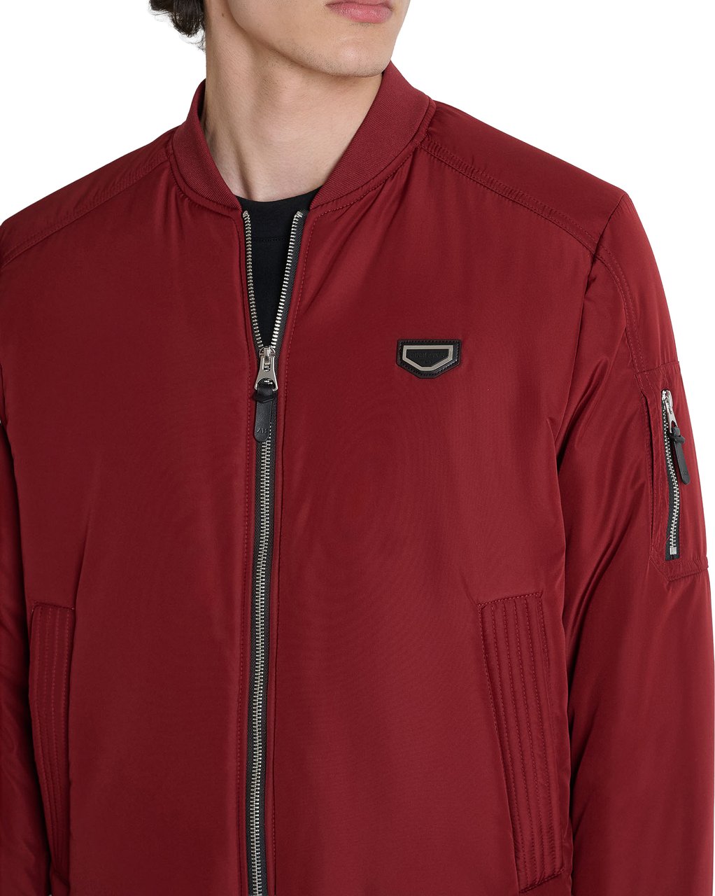 Antony Morato COAT REGULAR FIT  IN TECHNO FABRIC WITH ECOPADDING DUPONT SORONA WITH METAL LOGO PATCH Rood