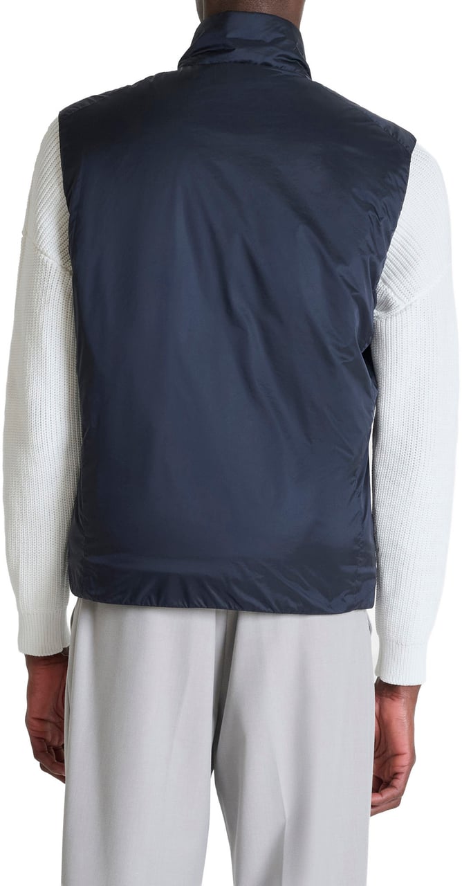 Antony Morato COAT SLIM FIT  IN NYLON SHIOZE FABRIC WITH ECOPADDING DUPONT SORONA Blauw