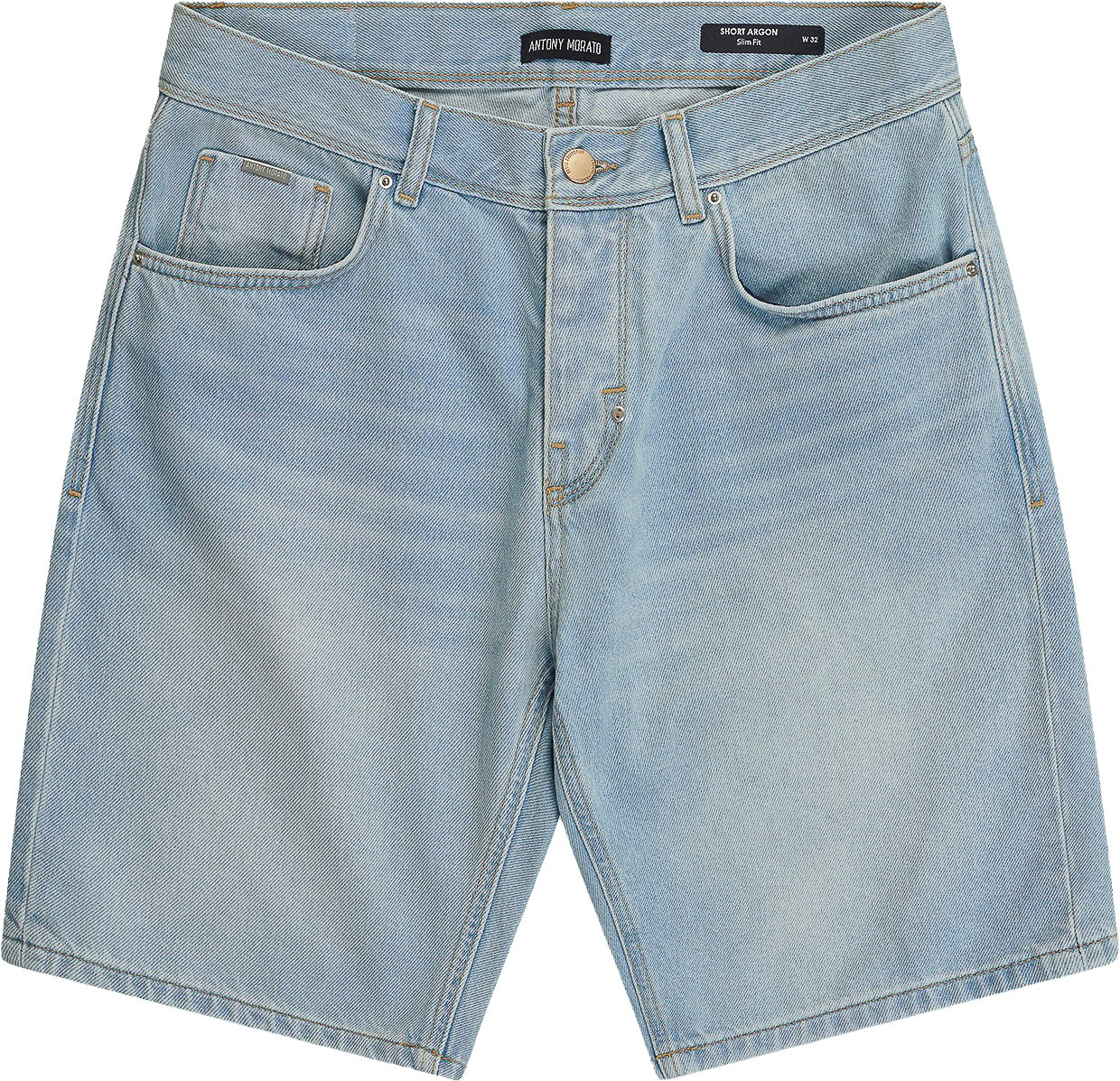 Antony Morato DENIM SHORT ARGON SLIM FIT IN RIGID BLUE DENIM Blauw